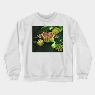 November butterfly on ivy Crewneck Sweatshirt